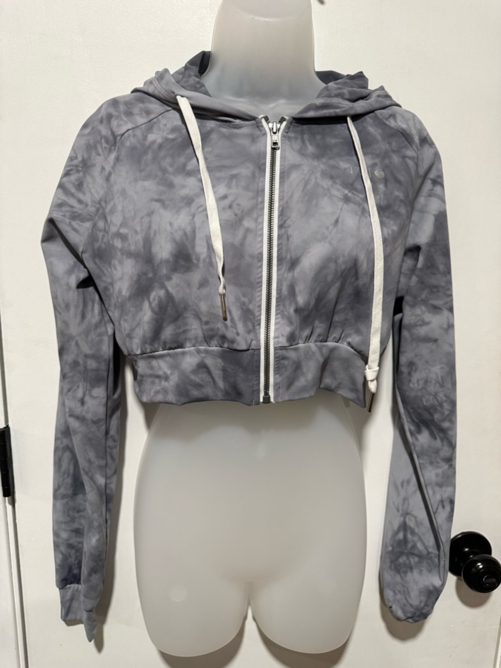 FTP Light Gray Hoodie tie die Print-#1421